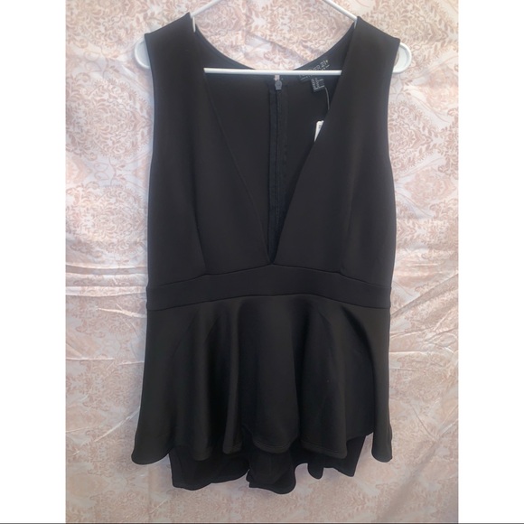 Forever 21 Black Skort Jumpsuit - Picture 2 of 5